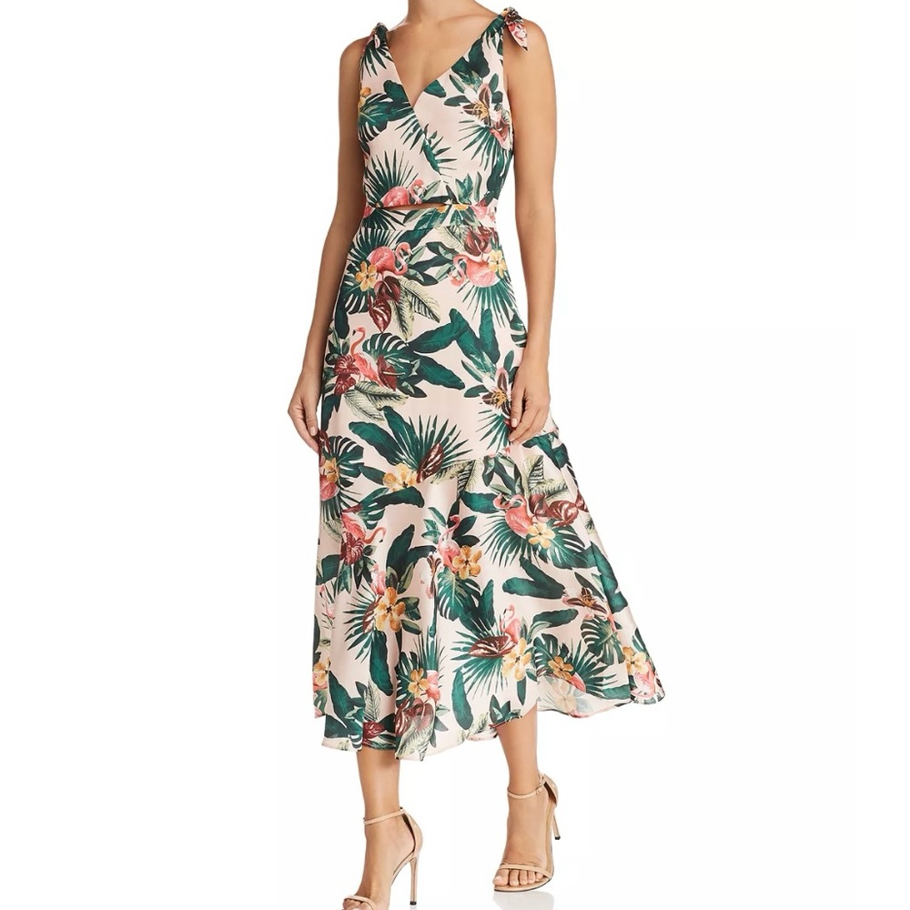 NWT Sam Edelman Flamingo Midi Dress